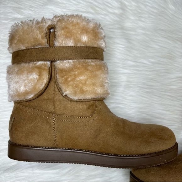 GBG Los Angeles Tan Boots Size 10 - Picture 2 of 12